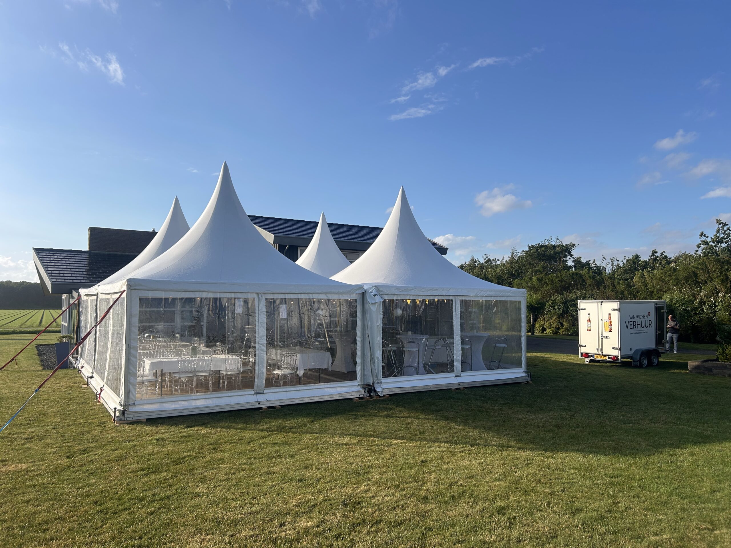 Pagode tent 5×5 meter - Afbeelding 3